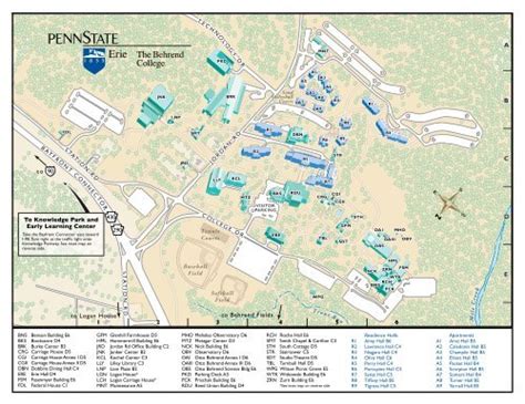 Campus Map - Penn State Erie - Pennsylvania State University