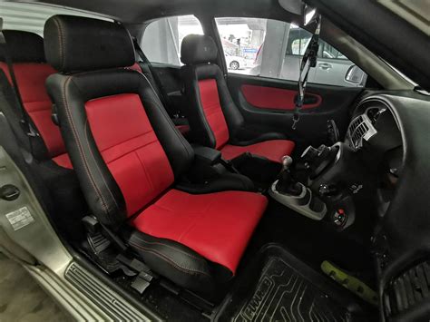 Proton Satria GTI 1.8 2001 Leather Seat Covers & Upholstery Distributor - Newton Leather