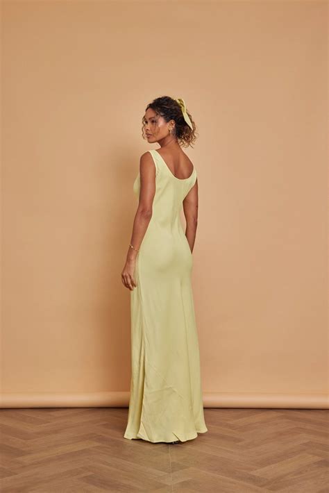 Our Pandy Yellow Bridesmaid Dress | Maids to Measure UK