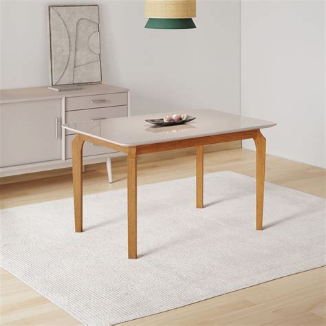 Mesa Candian Sala de Jantar 120 X 0,80 com Vidro | MadeiraMadeira