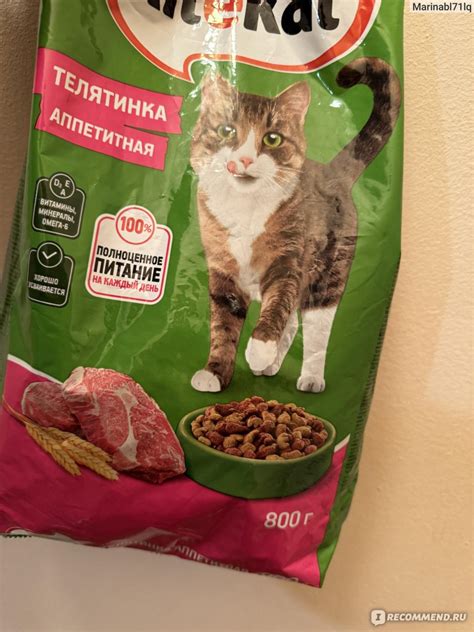 Корм для кошек Kitekat Сухой Телятина аппетитная - «Нас устраивает ...