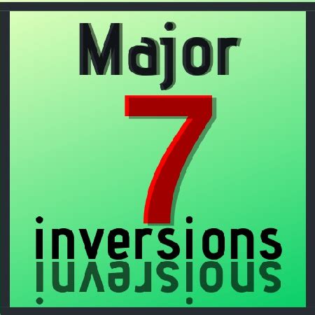 Major 7th chord inversions | Soundslice