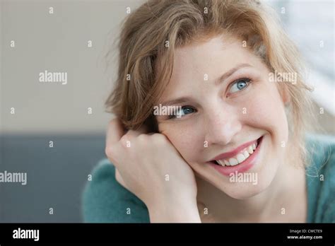 woman  happy stock photo alamy