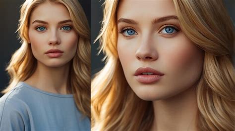 realistic young womans face images    freepik