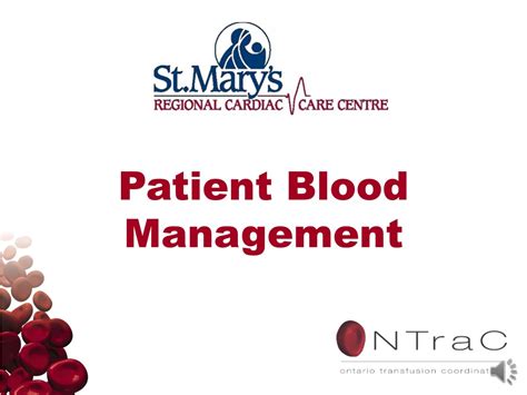 Patient Blood Management In Cardiac Surgery 11