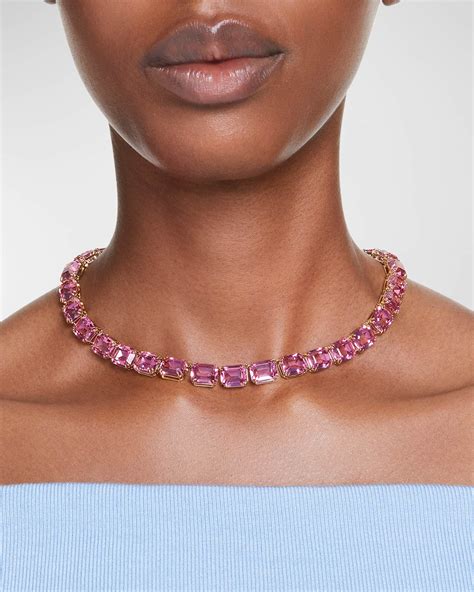 SWAROVSKI Millenia Necklace, Pink | Neiman Marcus