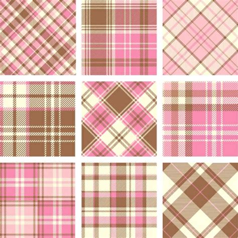 plaid designs vectors newest