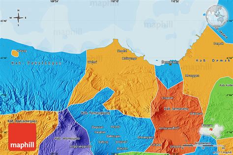 Political Map of Kab. Batang