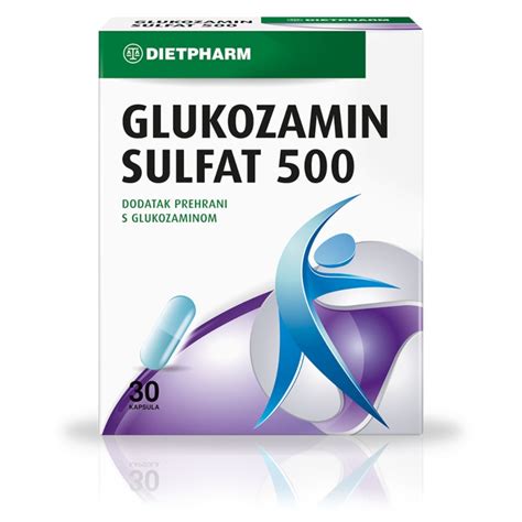 Dietpharm Glukozamin Sulfat 500 30 kapsula - Online apoteka Srbotrade