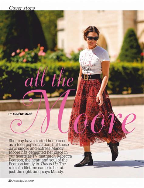 MANDY MOORE in Fairlady Magazine, June 2019 – HawtCelebs