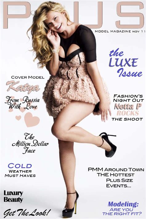 PLUS Model Magazine: November 2011 Issue Plus Size Featuring Katya Zharkova by PLUS Model ...