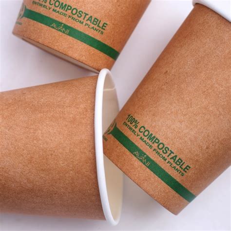 jual paper cup coklat  oz gelas ramah lingkungan tahan panas
