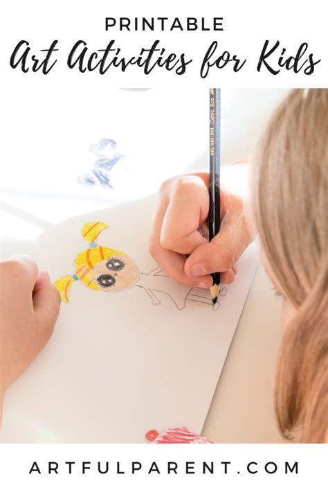 drawing printable art activities  kids