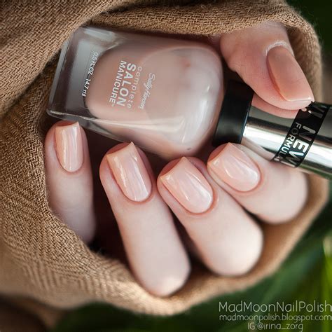 Нюдовая нежность с лаками Sally Hansen Complete Salon Manicure, New ...