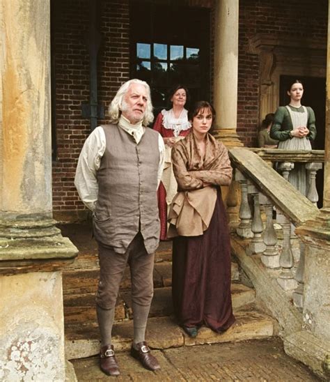 Pride & Prejudice By Jane Austen. Donald Sutherland as Mr. Bennet