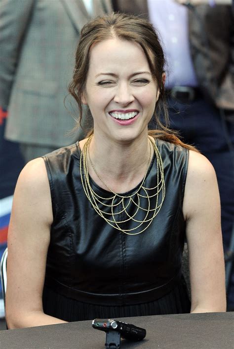 AMY ACKER at Persons of interest Press conference at Comic-con in New