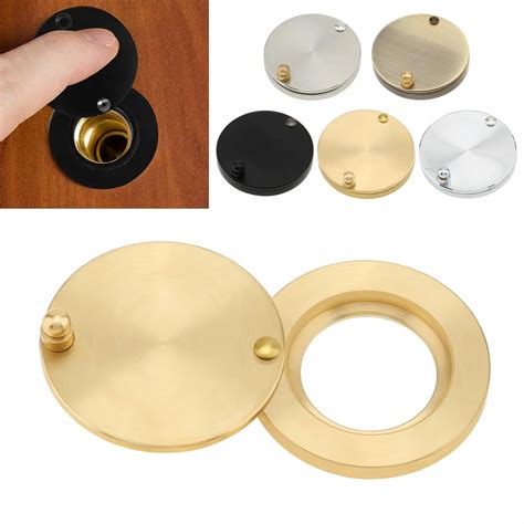 Door-Peep-Hole-Cover-Pure-Copper-Inner-16mm-Outer-Dia-30mm-Door-Viewer