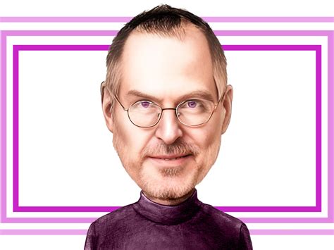 Cartoon Portrait , Steve Jobs Cartoon Logo, Male Cartoon Logo by ...