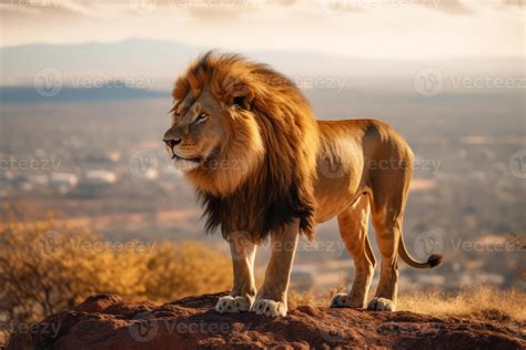 Lion in nature, national geography, Wide life animals. . 26974543 Stock