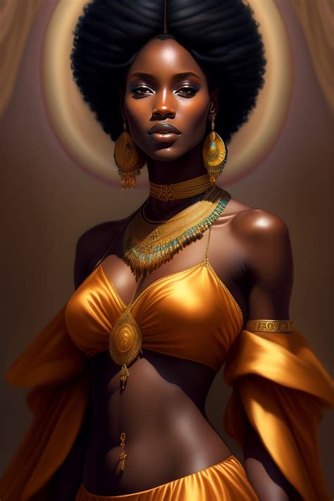 Lexica - Portrait of a sexy afro musician girl, intricate, elegant