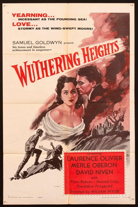 Wuthering Heights Movie Poster 1955 RI 1 Sheet (27x41)