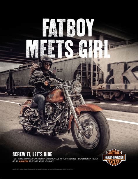 Our localised creative work for Harley-Davidson's 'Screw It, Let's Ride