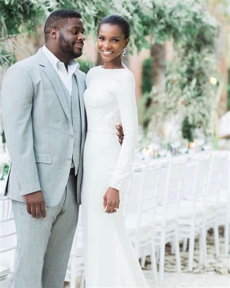 Former Miss World, Agbani Darego and husband Ishaya Danjuma celebrate