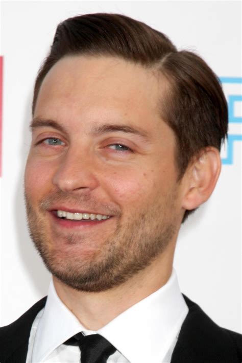 Tobey Maguire arriving at the AFI Life Achievement Awards honoring