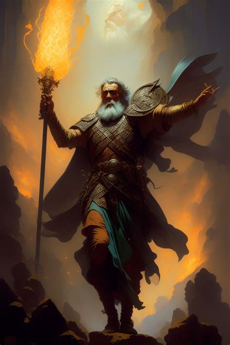 moral-turtle525: Fury of god, angry face bearded old testament god ...