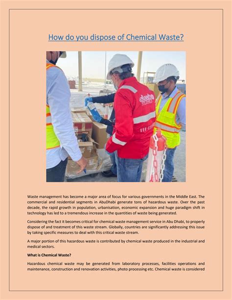 dispose  chemical waste  cleanco issuu