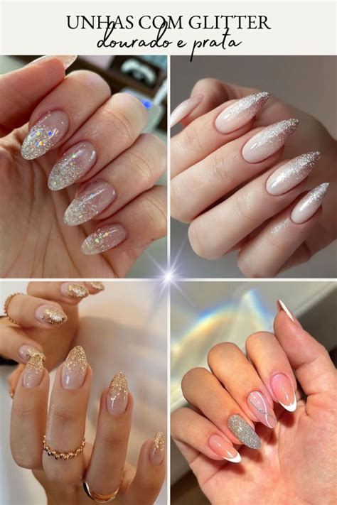Unha Com Glitter - Unhas Decoradas Com Glitter 2026: Brilho e Glamour Prático