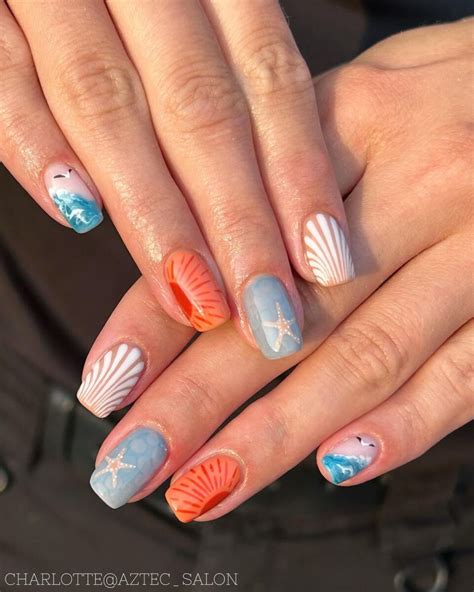 awesome beach nails   dream vacation