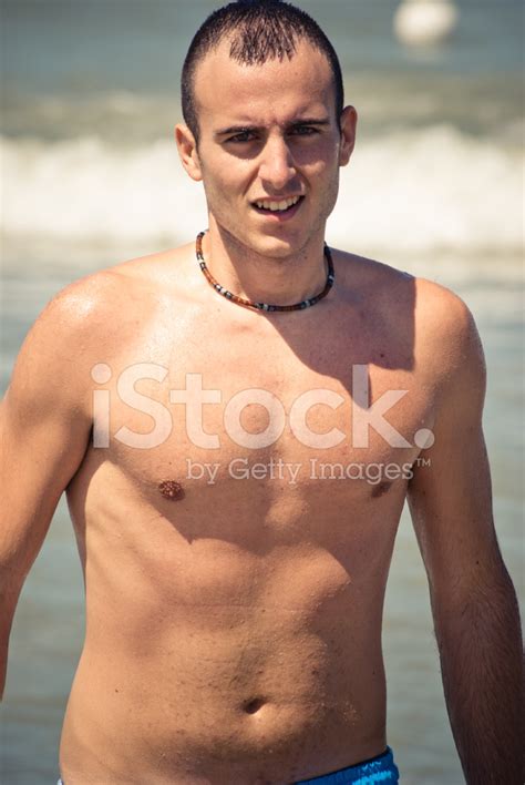 man beach life stock photo royalty  freeimages