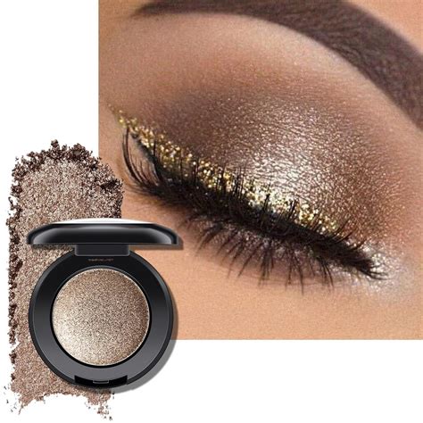 amazoncom kyda dark brown single glitter eyeshadow super pigmented