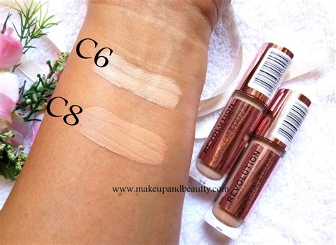 Makeup Revolution Concealer Colour Chart | Makeupview.co