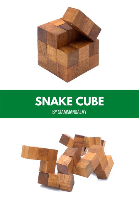 snake cube wooden puzzle cube puzzle cube wooden puzzles