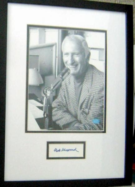 Bob Sheppard photo with autographed signature (Voice of Yankee Stadium ...