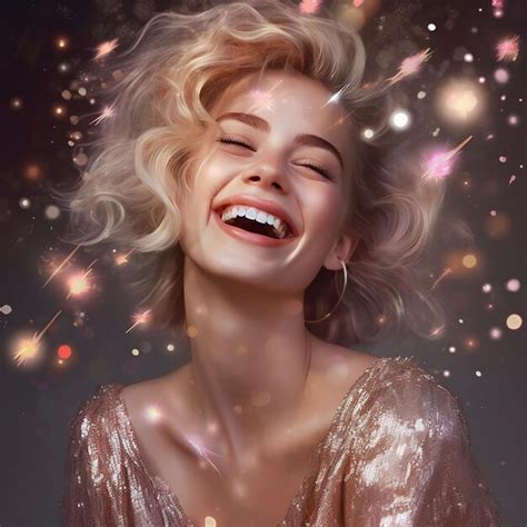 Premium AI Image | woman in a stunning shiny gold ball gown and a