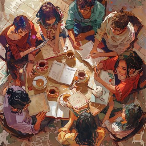 animated study group image animated study group