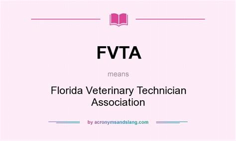 fvta florida veterinary technician association  undefined