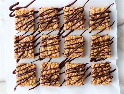 how to make peanut butter rice crispy squares