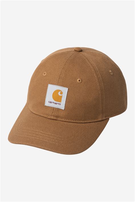 carhartt wip canvas cap hamilton brown official  store
