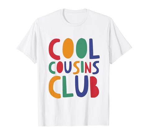 Retro Cool Cousin Club Cousin Squad Crew Matching Family T-Shirt