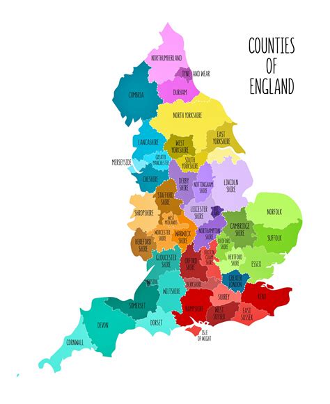Great Britain Map of Regions and Provinces - OrangeSmile.com