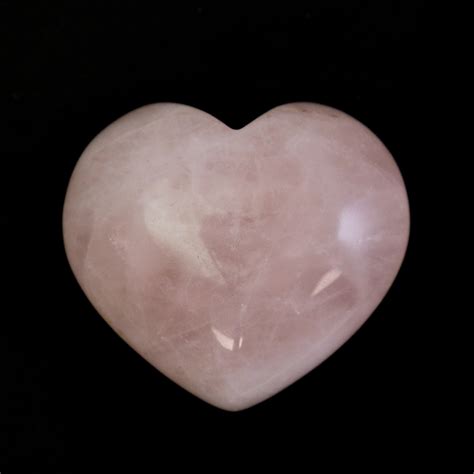 Rose Quartz Crystal Heart - Crystal Hearts