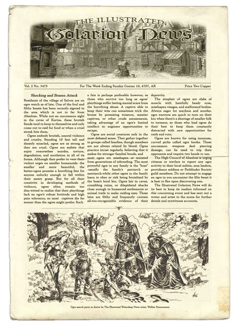 ArtStation - Medieval Newspaper