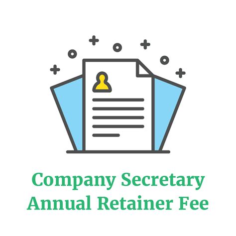 company secretary annual retainer fee jj