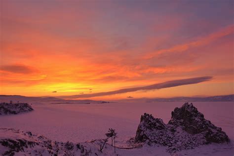 My friends asked why I would go to Siberia in winter. Here's one reason - Lake Baikal, Russia ...