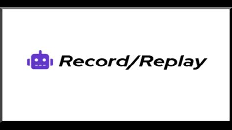 recordreplay demonstration video youtube