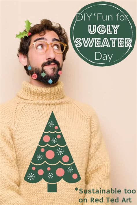 Fun National Ugly Sweater Day DIY Ideas that are sustainable too